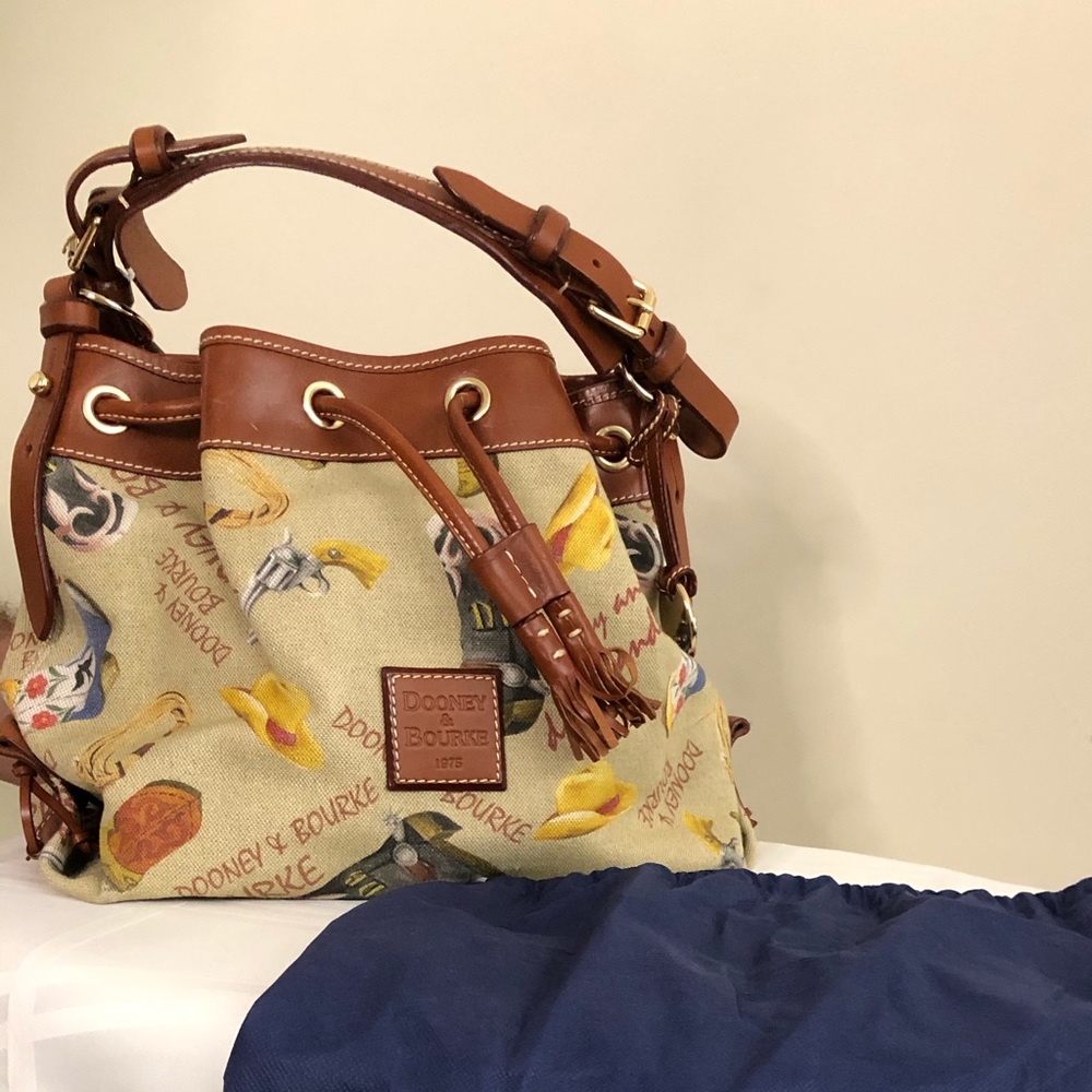 Western Print Barlow Style Satchel